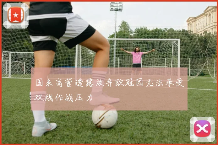 国米高管透露放弃欧冠因无法承受双线作战压力